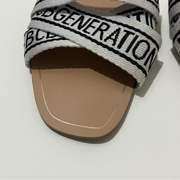 Bcbg black and white sandal size 10- like new - Picture 11 of 13